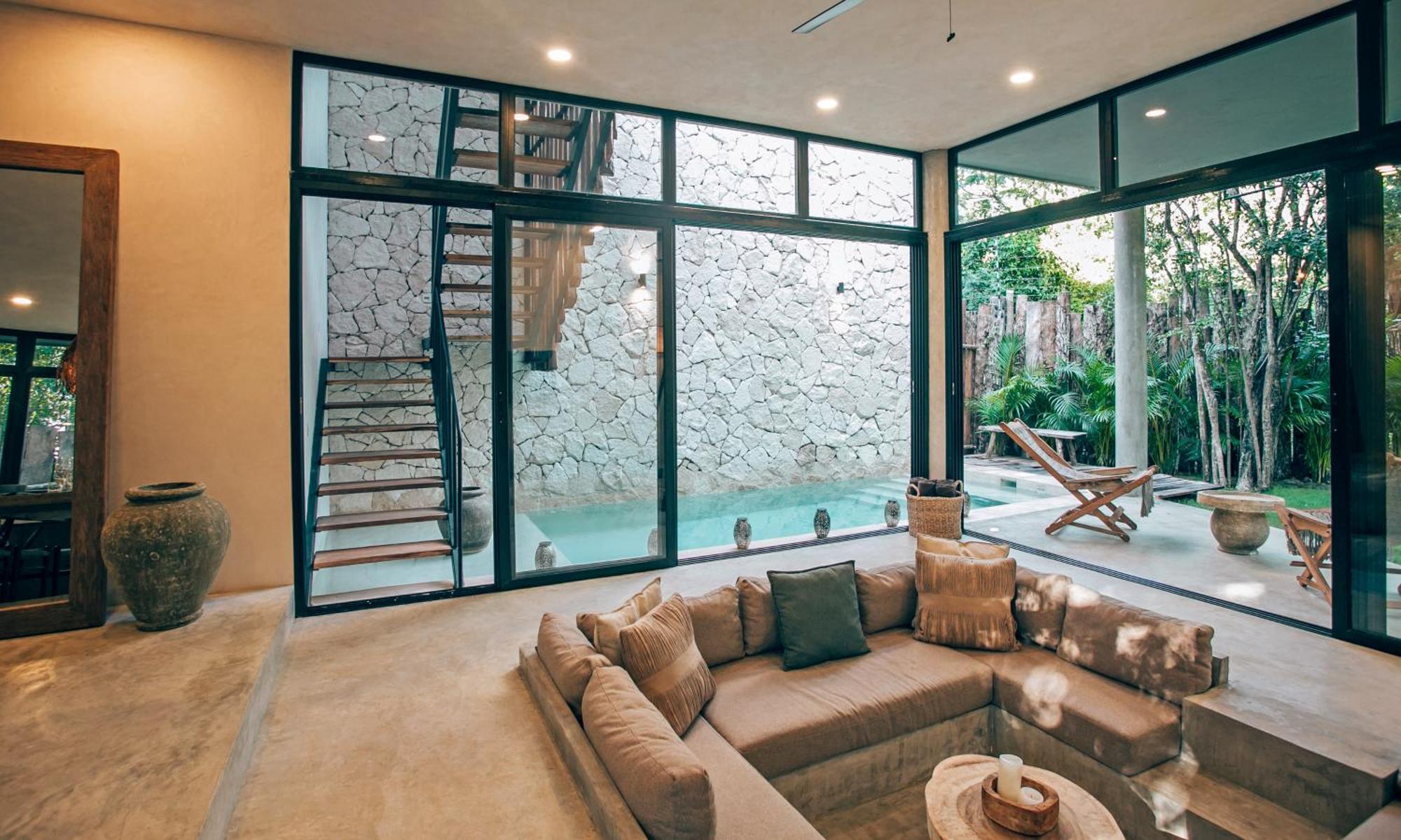 Jungle Boho Villa - Private Pool - Concierge 6B 툴룸 외부 사진