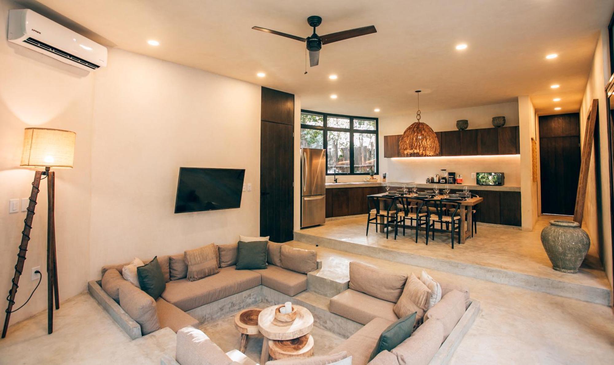 Jungle Boho Villa - Private Pool - Concierge 6B 툴룸 외부 사진